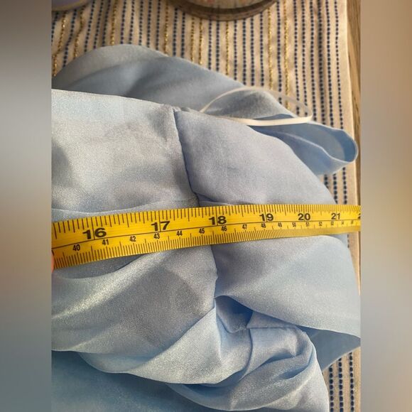 Oh Cici One Shoulder Ruched Mini Dress Light Blue Sz XS-S NWT - Picture 16 of 16